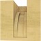 Ekena Millwork 6"W x 6"D x 6"H Wide Rockford Rough Cedar Woodgrain TimberThane Corbel, Primed Tan CORUR06X06X06ROCRCPR - alternate 4